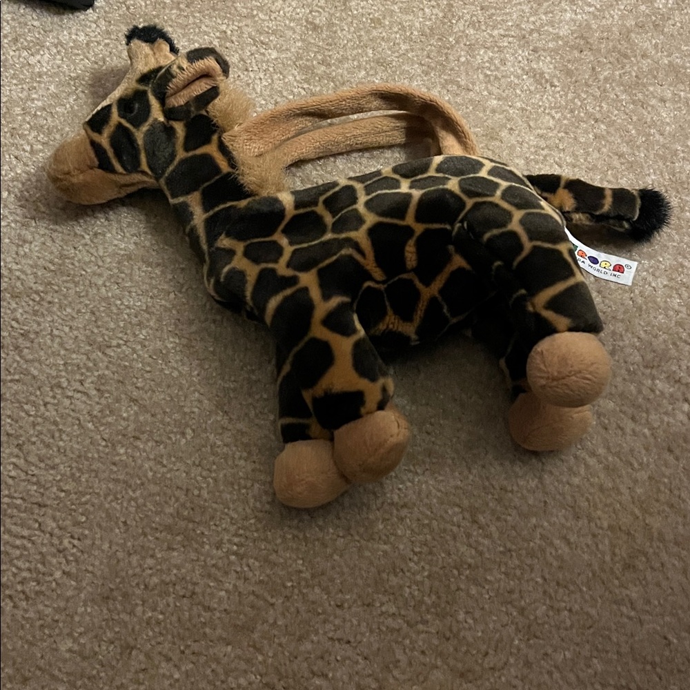 Giraffe Plush Handbag